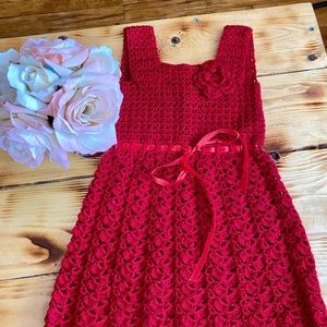 Crochet Girl’s Dress Size 1-2years